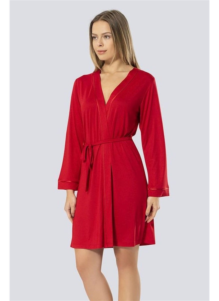 3164 Women's Red Plain Dressing Gown -3164 - pzsku/ZA279BE04FCA7F367F591Z/45/_/1730376699/4f05416a-d004-4bcd-84fa-7206f72e2438