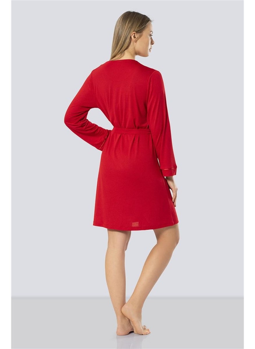 3164 Women's Red Plain Dressing Gown -3164 - pzsku/ZA279BE04FCA7F367F591Z/45/_/1730376701/9240aa4c-cb70-445a-91f1-e828ec64a095