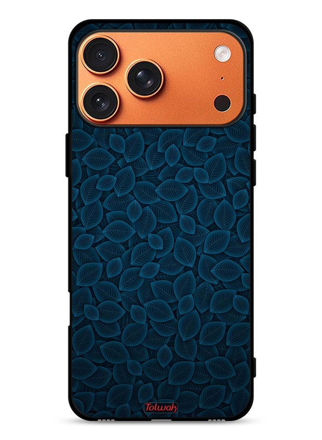 Tolwak Apple iPhone 17 Pro Max Protective Case Cover Digital Art Leaves Pattern - Image 1