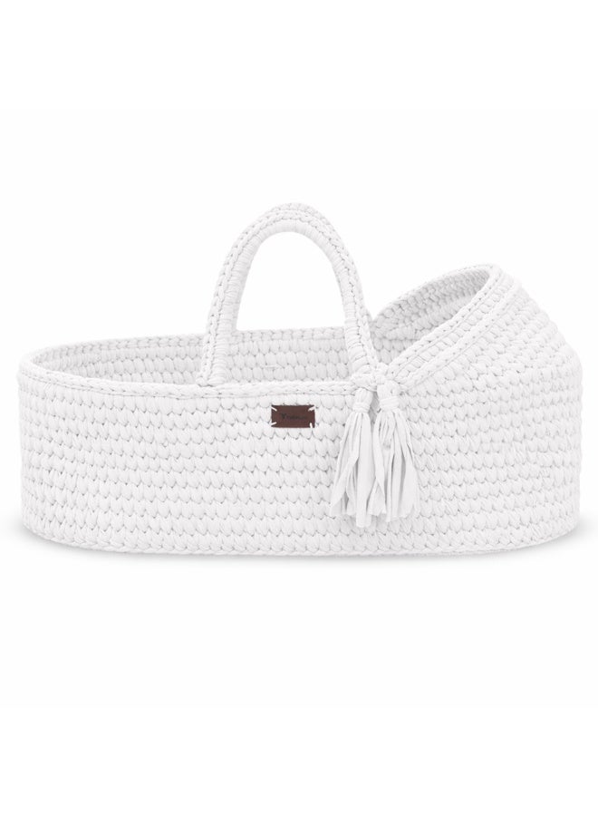 TEKNUM Moses Rope Basket - White - Image 3