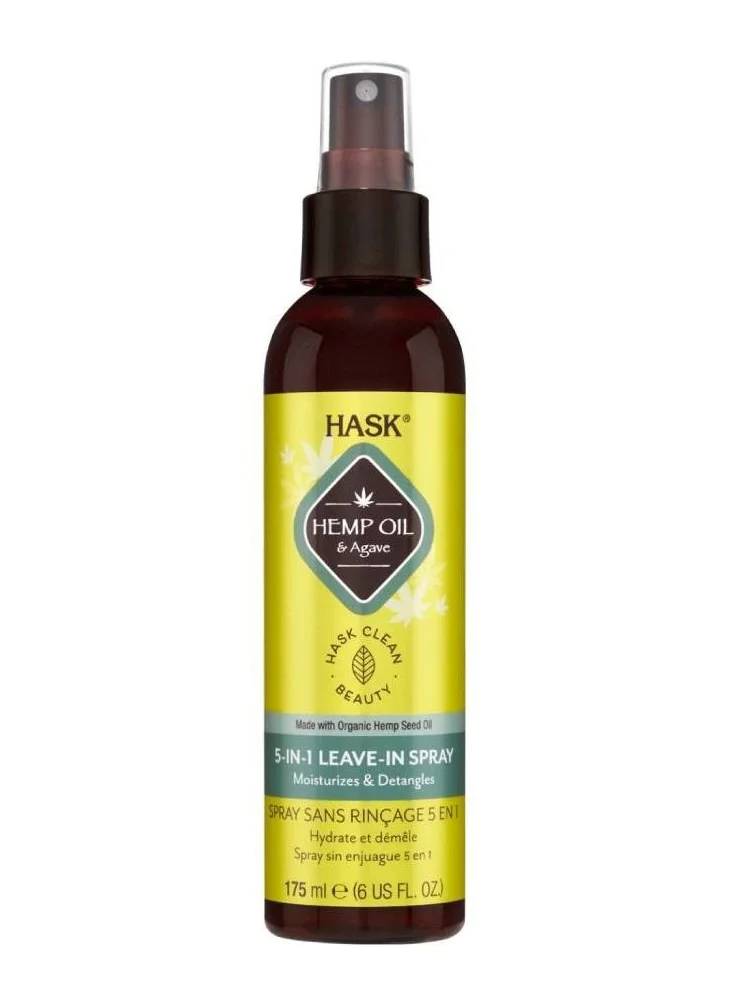 HASK Hask Hemp Oil & Agave 5 in 1 Leave In Spray 175ml