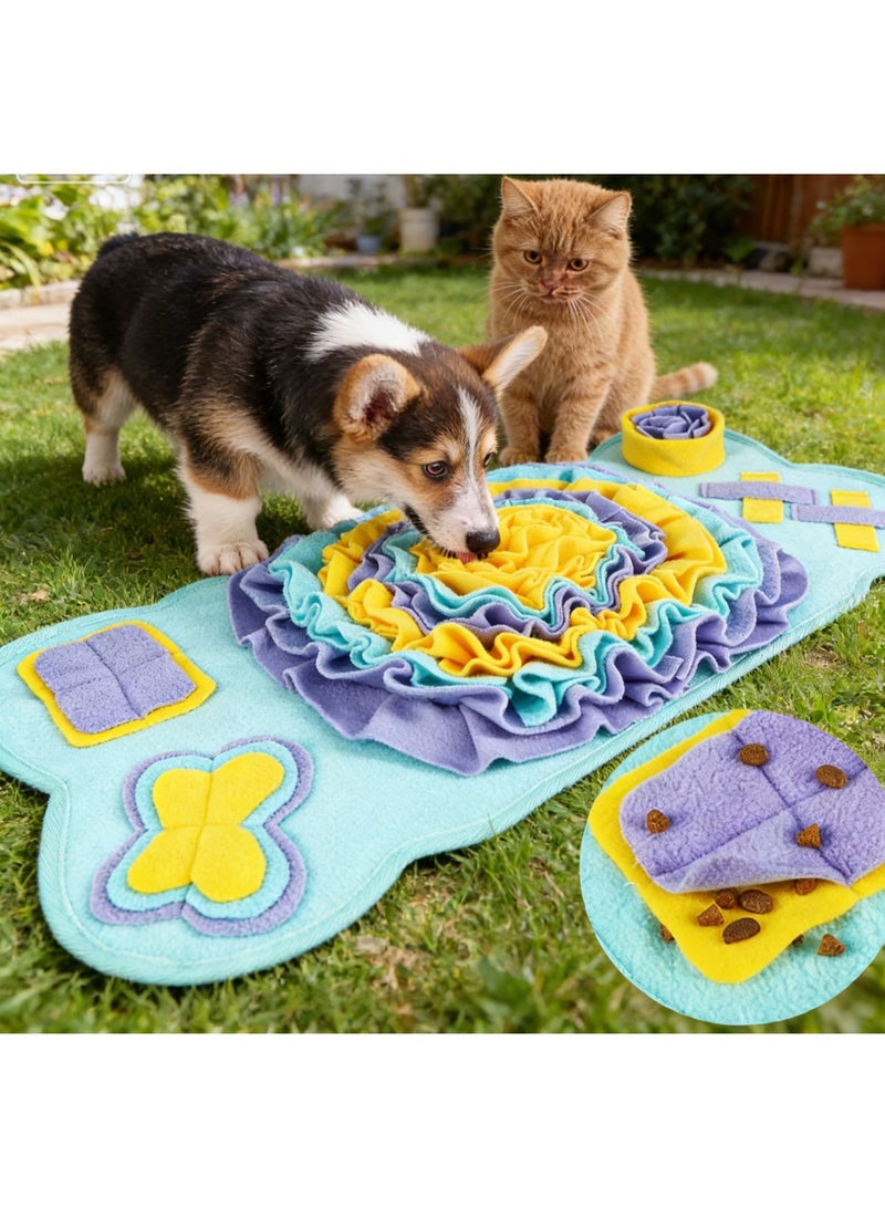 Dog & Cat Snuffle Mat – Slow Feeding Nose Work Training Mat, Anti-Anxiety Interactive Pet Toy for Mental Stimulation, Foraging & Sniffing Skills – Reduces Boredom & Destructive Behavior - Image 3