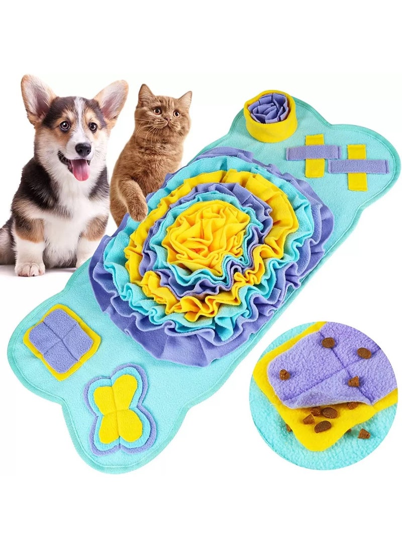 Dog & Cat Snuffle Mat – Slow Feeding Nose Work Training Mat, Anti-Anxiety Interactive Pet Toy for Mental Stimulation, Foraging & Sniffing Skills – Reduces Boredom & Destructive Behavior - Image 2
