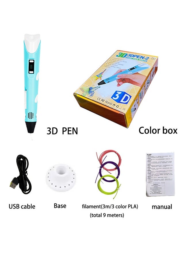 JS 3D Printing Pen Multicolour with LCD Display – Compatible with 1.75mm PLA/ABS Filament – USB Powered Drawing Pen for Kids & Adults – Safe, Creative Art Tool – Best Gift for Kids, DIY & Crafts - Image 2