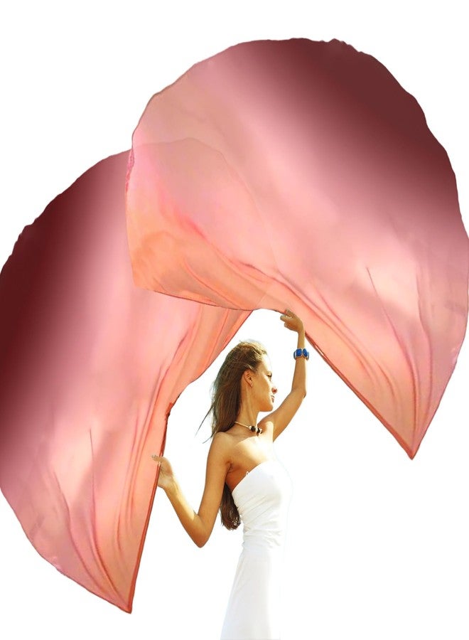 WEISIPU Worship Flags 2 Set 55" Dance Church Flags, Worship Guard Flag Praise Dance Flags Worship Silk Flex Flag (2 Flags+2 Sticks) - Image 1