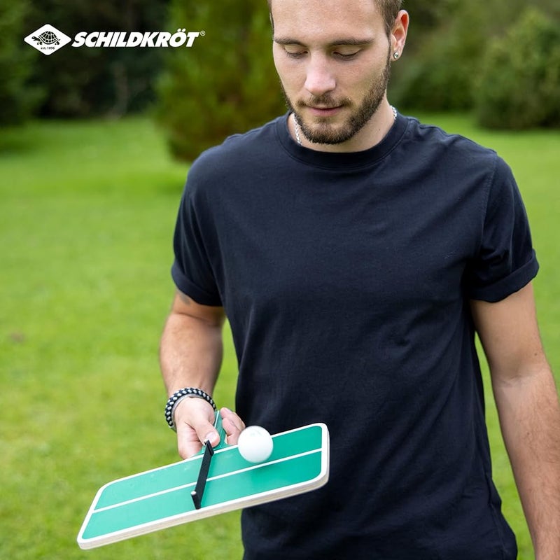Schildkröt Donic-Schildkröt 788459 Ping Pong Challenge Table Tennis Table Shapped Bat with Net - Image 3