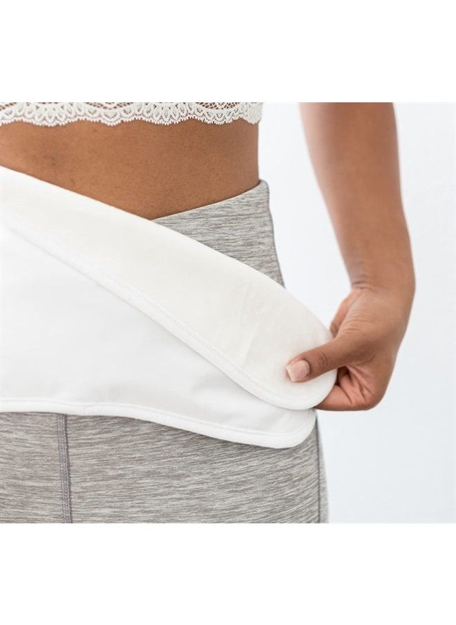 Lulus Naturals Organic "Sacred Womb" Castor Oil Wrap - Fertility - Menstrual Pain - Made of Plush Organic Cotton Velour - No Chemicals- No Dyes - Reusable (Castor Oil Not Included)  - Image 1
