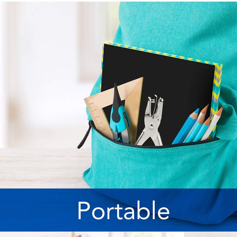 Swingline 1 Hole Punch, 5 Sheet Capacity Hole Puncher, Single Hole Paper Punch, Chrome (74005) - Image 5