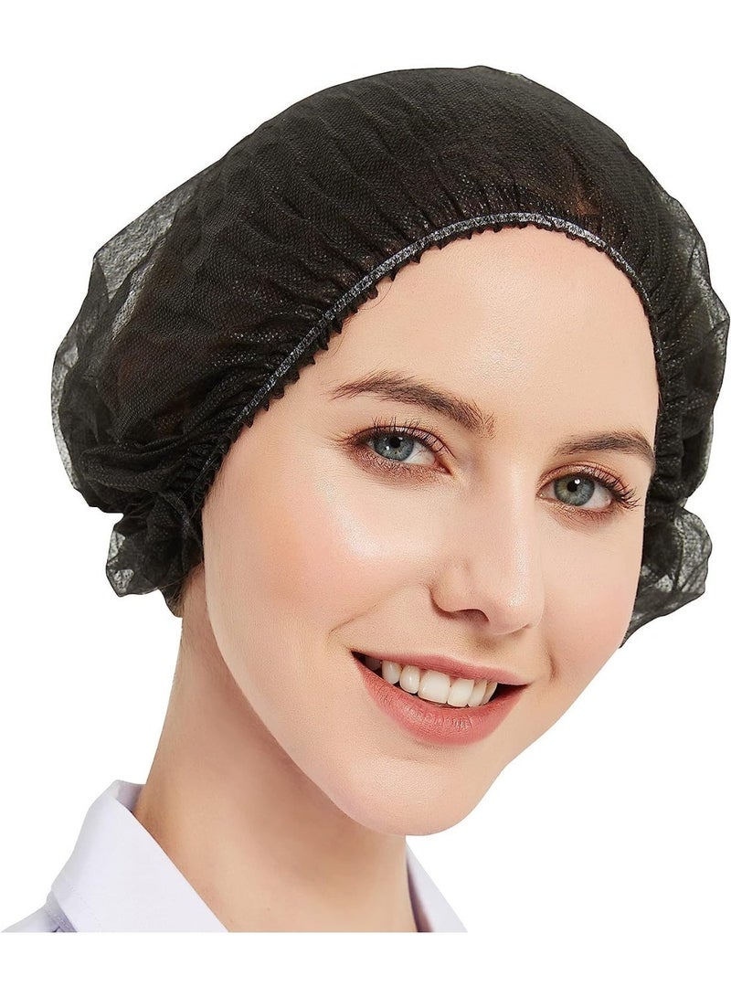 معرض الأعياد غطاء شبكة الشعر - أسود للاستخدام مرة واحدة لمستحضرات التجميل والجمال والمطبخ والطبخ والصناعات المنزلية والمستشفيات والجراحة. 100 قطعة - Image 4