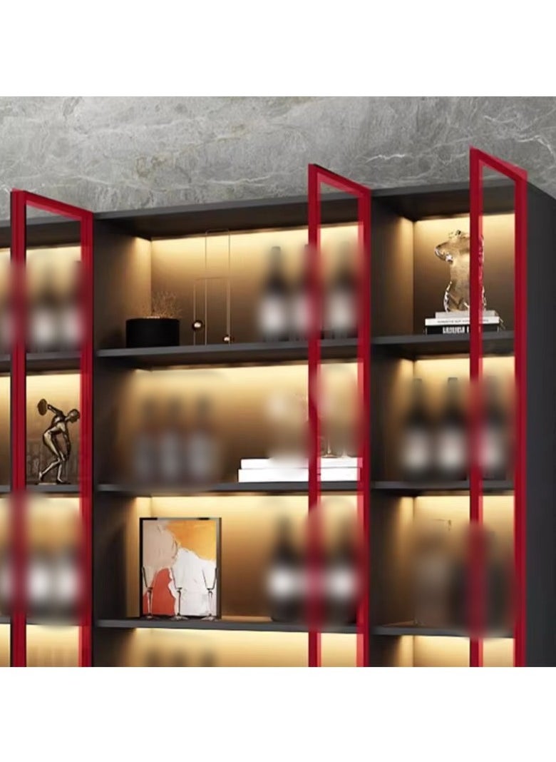 Generic - Glass Display Cabinet, Transparent Showcase Display Boxes, with LED Light - Image 1