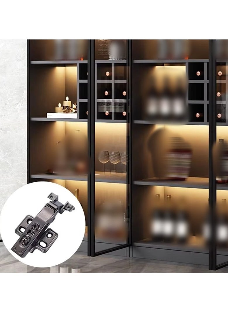 Generic - Glass Display Cabinet, Transparent Showcase Display Boxes, with LED Light - Image 1