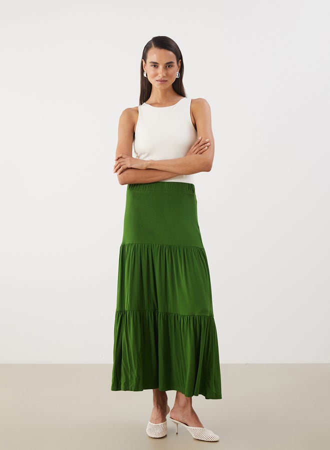 LC WAIKIKI Elasticated Waist Layered Skirt  - Image 1
