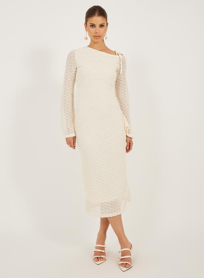 Styli Textured One-Shoulder Dress  - Image 2