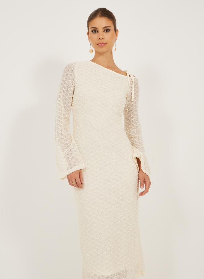 Styli Textured One-Shoulder Dress  - Image 3