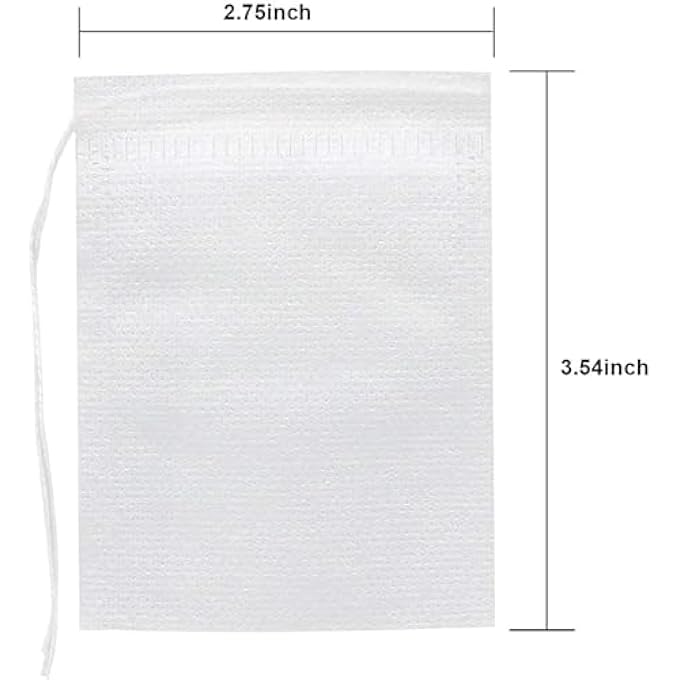 joyzzz Disposable Tea Filter 400 Piece Tea Strainer Bags Fine Mesh Design For Loose Leaf Tea And Ground Coffee Essential For Tea Enthusiasts And Baristas - Image 3