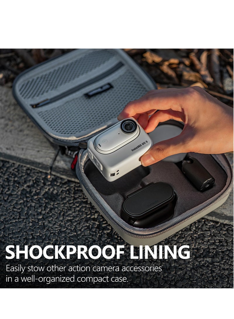 Excefore Camera Carrying Case, Storage Bag Mini Protective Case, Compatible for Insta360 GO 3 Action Camera Accessories  - Image 3