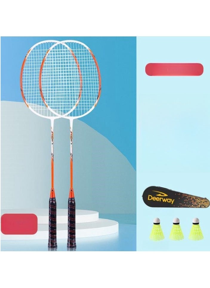 Deerway - Carbon Badminton Racket Ultra Light And Durable Adult Suit, Competition Training, Dribbling, Double Racket - Image 1