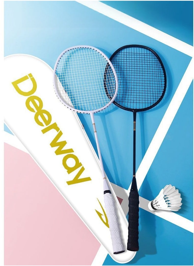 Deerway - Carbon Badminton Racket Ultra Light And Durable Adult Suit, Competition Training, Dribbling, Double Racket - Image 1
