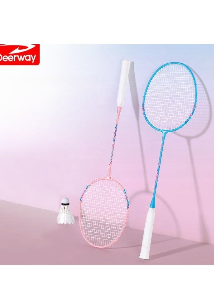 Deerway - Carbon Badminton Racket Ultra Light And Durable Adult Suit, Competition Training, Dribbling, Double Racket - Image 1