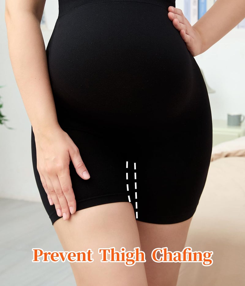 KUNINDOME Maternity Shapewear, Black, Large - Image 3