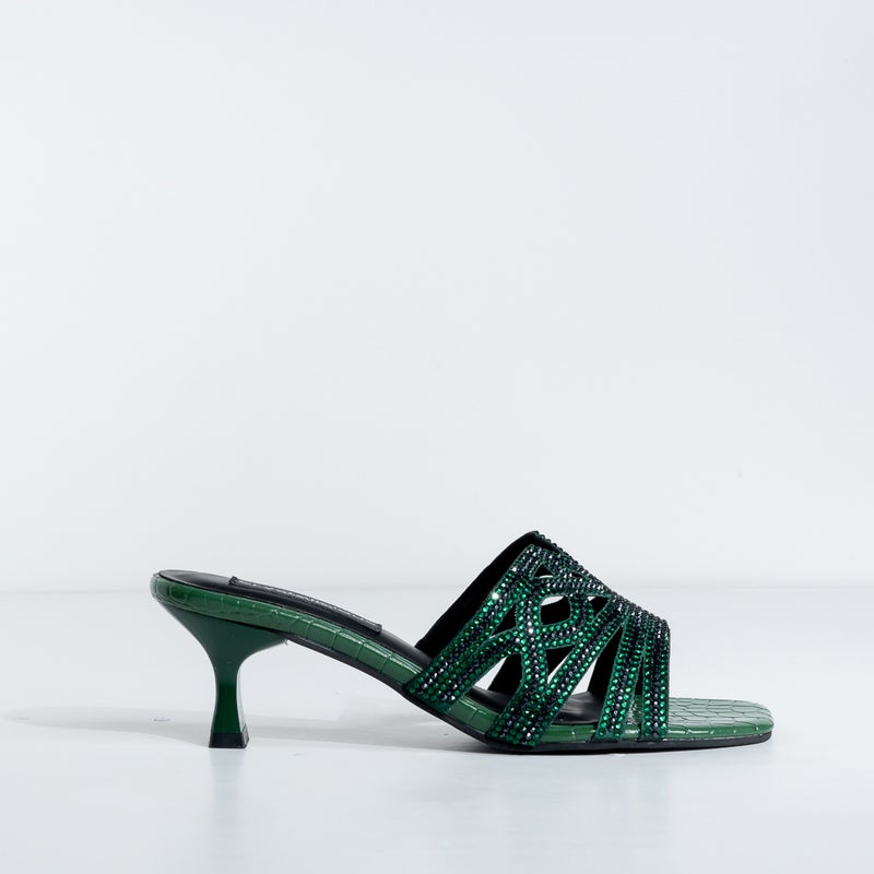 Crystalicious Nysa Rhinestone luxurious Soft Handcrafted Heel Day-to-Evening Glamour - Image 4