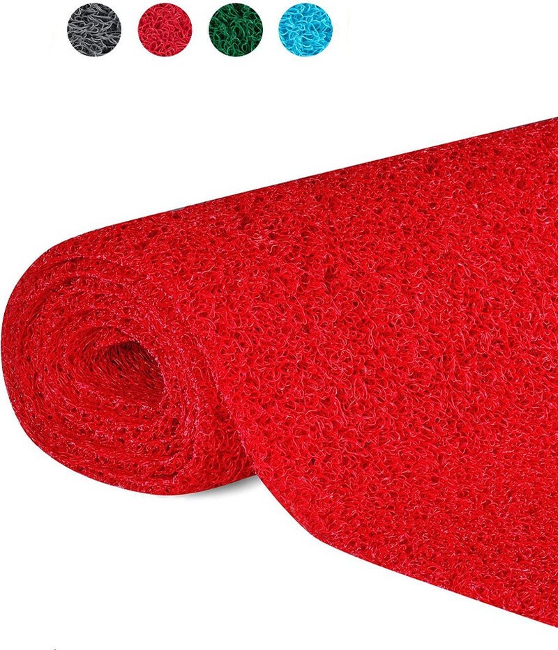 Sera Trend Complex Mat 1x15 Meters Red PVC Curly Carpet Indoor Outdoor Runner Non-Slip Wet Floor Mat  - Image 3