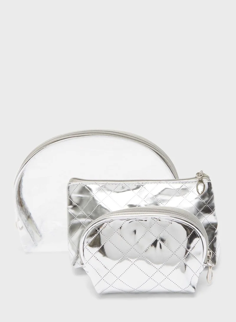 shoexpress Kids Metallic Handbag Set