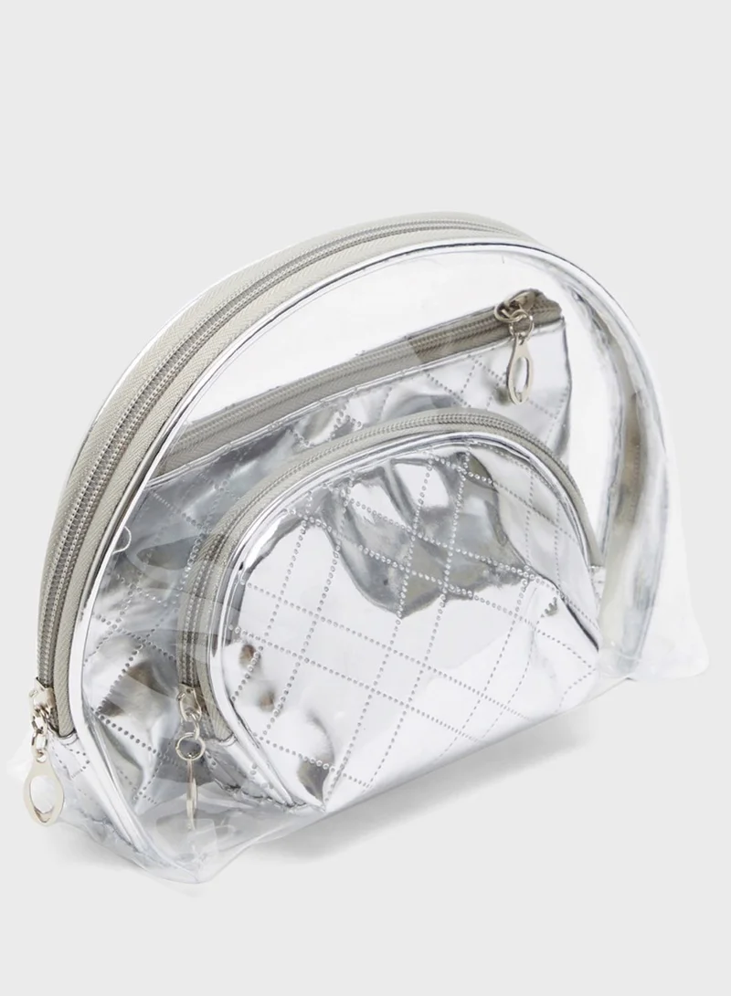 shoexpress Kids Metallic Handbag Set