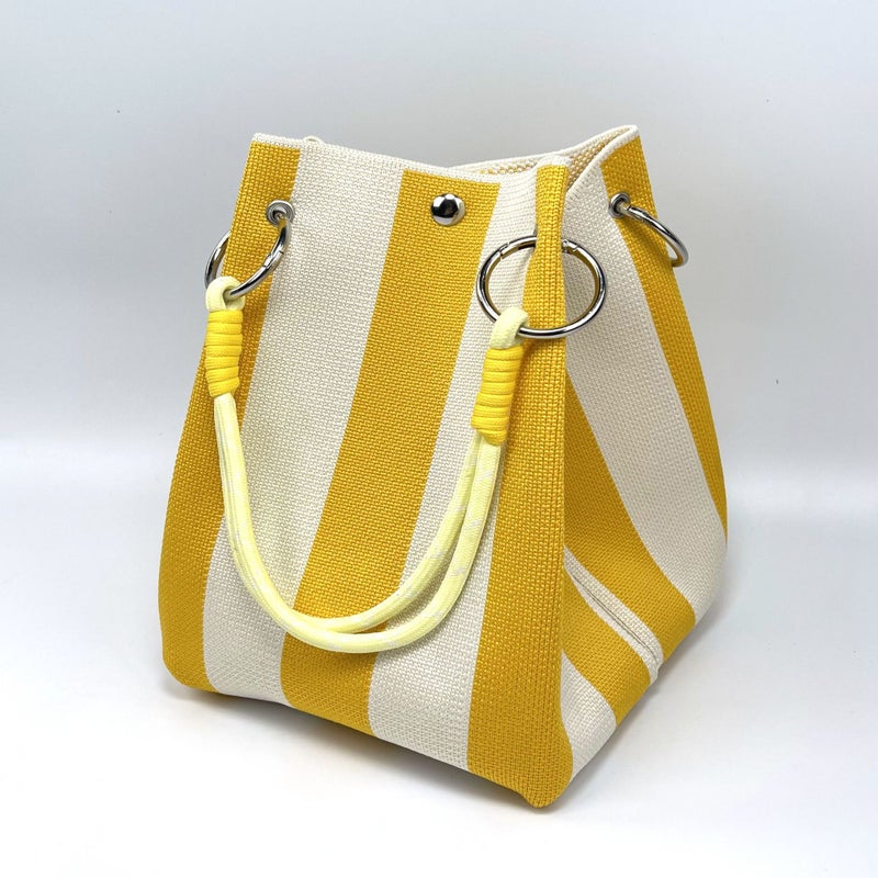 Japanese And Korean New Style Knitted Handbag Portable Work Outing Large Capacity Tote Commuting Small Square Bag - Image 1