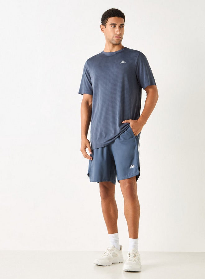 Kappa Logo Detail Shorts with Elasticated Waistband and Pockets - Image 2