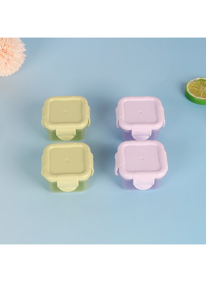 Food Grade Small Size Sealed Fresh-keeping Box Baby Children's Lunch Box Out To Play Portable With Food Supplement Box Manufacturers Wholesale-Specifications:Purple  - Image 5