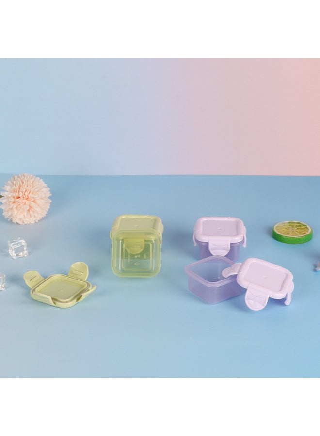 Food Grade Small Size Sealed Fresh-keeping Box Baby Children's Lunch Box Out To Play Portable With Food Supplement Box Manufacturers Wholesale-Specifications:Purple  - Image 2