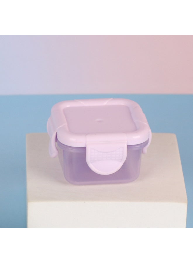 Food Grade Small Size Sealed Fresh-keeping Box Baby Children's Lunch Box Out To Play Portable With Food Supplement Box Manufacturers Wholesale-Specifications:Purple  - Image 1