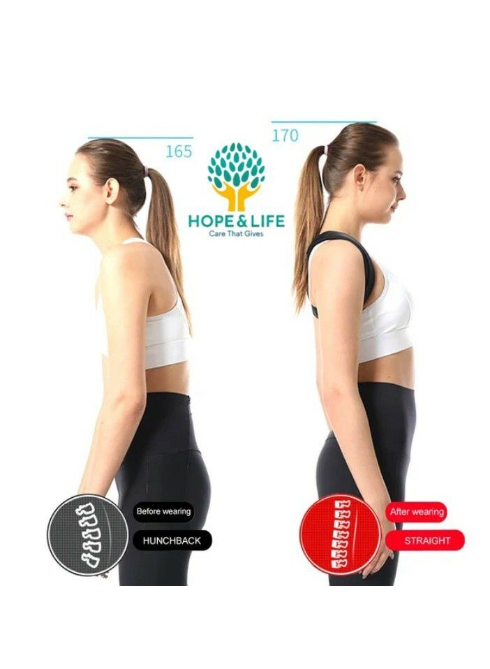 Hope And Life Corset To Correct Shoulder Posture And Support The Vertebrae, Made Of Soft And Elastic Fabric - One Size Fits All - Image 3