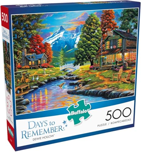 Buffalo Games - Geno Peoples - Dewie Hollow - 500 Piece Jigsaw Puzzle For Adults -Challenging Puzzle Perfect for Game Nights - Finished Size is 21.25 x 15.00 - Image 1