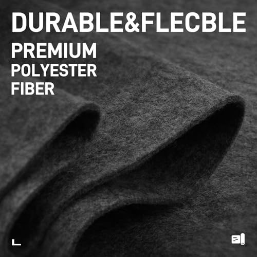 Halero 78"x40" Grey Underfelt Carpet for Speaker, Sub Box Carpet, Auto, RV, Boat, Marine, Truck, Car Trunk Felt Fabric Material - Image 2