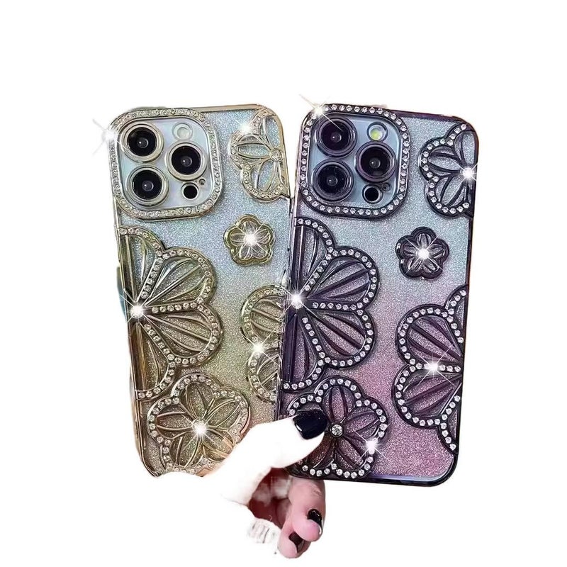 TPU Protective Case for iPhone 15 / 15 Plus / 15 Pro / 15 Pro Max with Shockproof and Kickstand plus Shockproof plus Strong Magnetic plus Scratch Resistant in Silver - Layan Lure - Image 2
