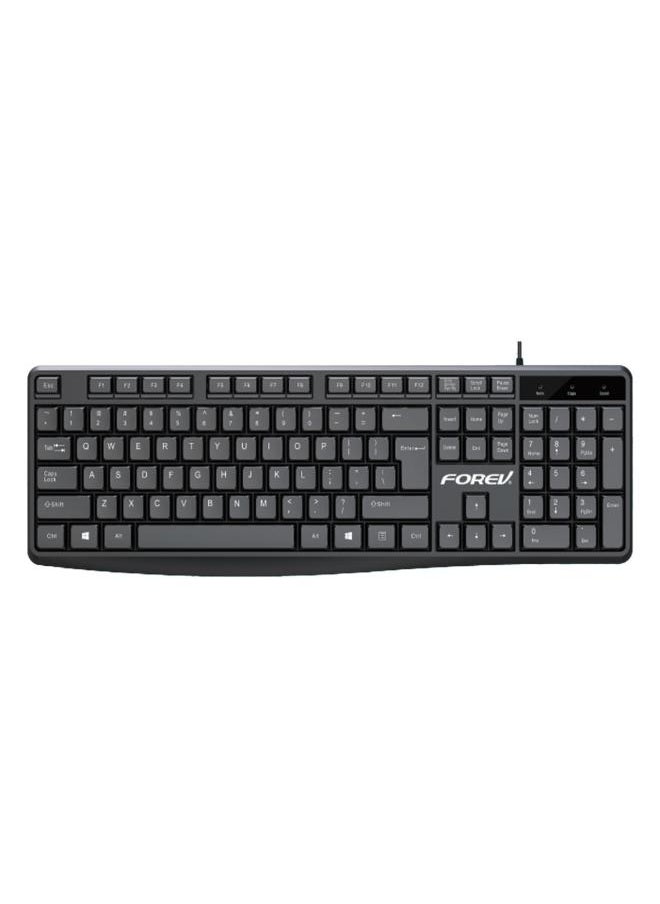 Forev FV-K10 Wired USB keyboard Pro With 104 keys  - Image 1