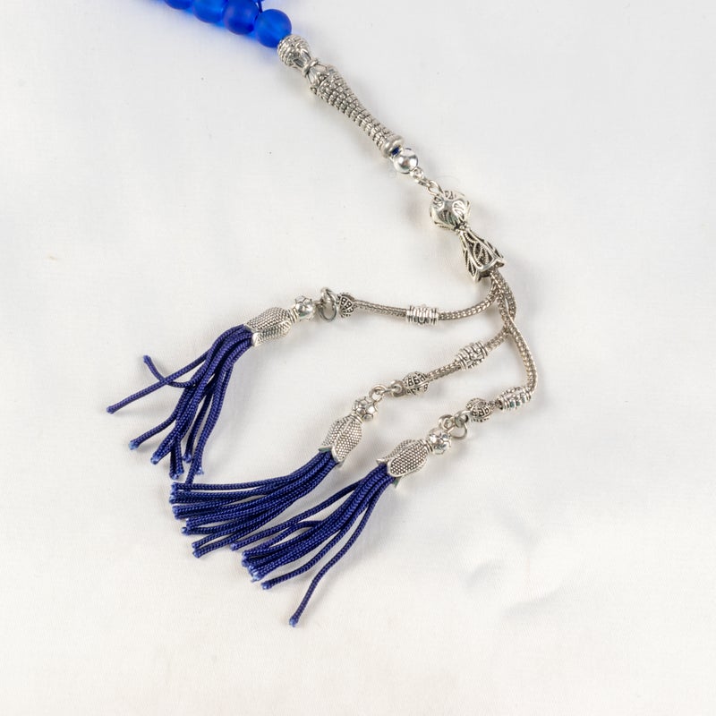 Fabulous Blue Opal Stone Prayer Bead of 33 Beads - Image 4