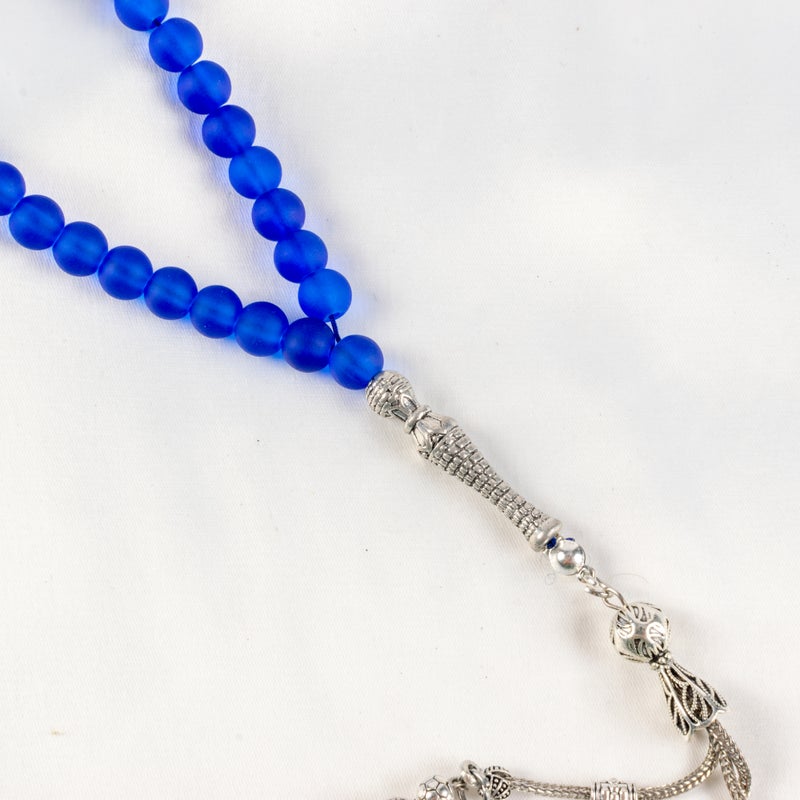 Fabulous Blue Opal Stone Prayer Bead of 33 Beads - Image 3
