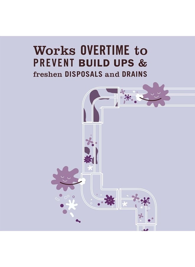 Mrs. Meyer's Clean Day Probiotic Drain Maintenance Liquid, Lavender, Freshens Disposals and Drains, 32 Fl Oz  - Image 3
