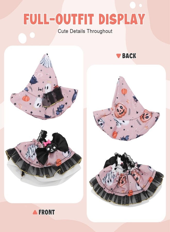 DASIAUTOEM Doll Outfit Clothes Set for 17cm Dolls, Premium Fashion Halloween for Dolls Accessories (NO Doll) Halloween (Halloween 1) - Image 4
