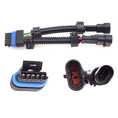 DREAPATS LS1 3 Wire to LS2 LS6 LQ4 to 5 Wire Mass Air Flow Adapter with Intake Air Temperature Signal - Image 1