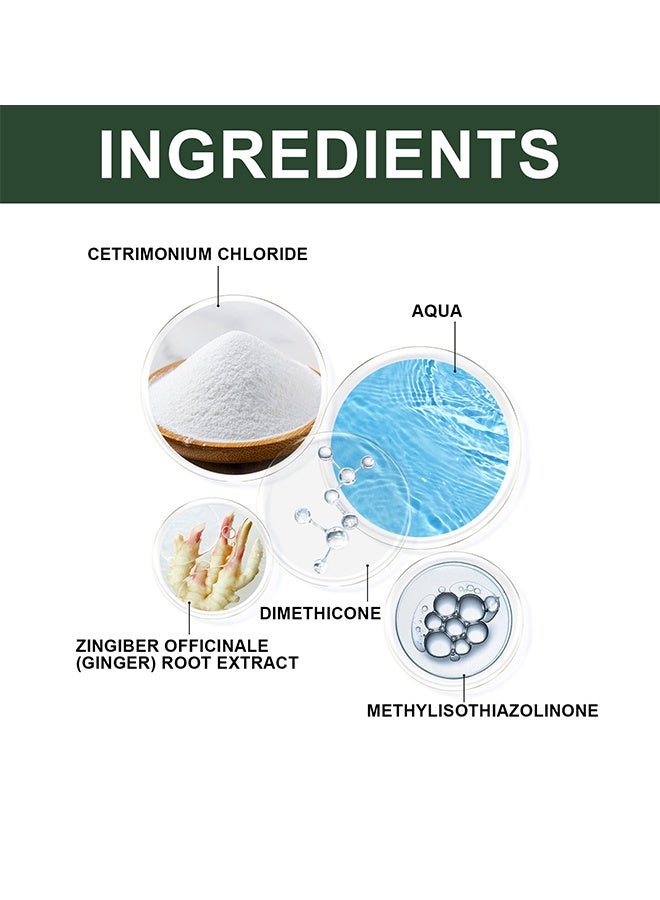 EELHOE Hair Growth Shengfa Ointment of Ginger , Ginger Germinal Conditioner, 5 Days Hair Regrowth Cream, Moisturizing Scalp Massage Follicle Ginger Essence Cream For Hair Loss And Hair Thinning Treatment - Image 5