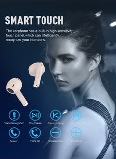 ZIPFORCE ZIPFORCE True Wireless Earbuds, In-Ear Bluetooth 5.3 Headphones 4-Mics ENC Clear Call, Bluetooth Earbuds Touch Control, IPX6 Waterproof TWS, Light-Weight Earphones  - Image 4