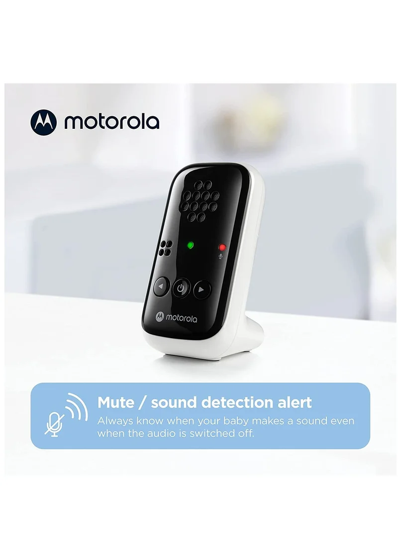 Motorola Audio Baby Monitor - Up To 300 Meter Range, Secure And Private Connection, High-Sensitivity Mic, Volume Control, Alert Detection Light, Portable Parent Unit (Outlet or AAA Battery - NOT Included)