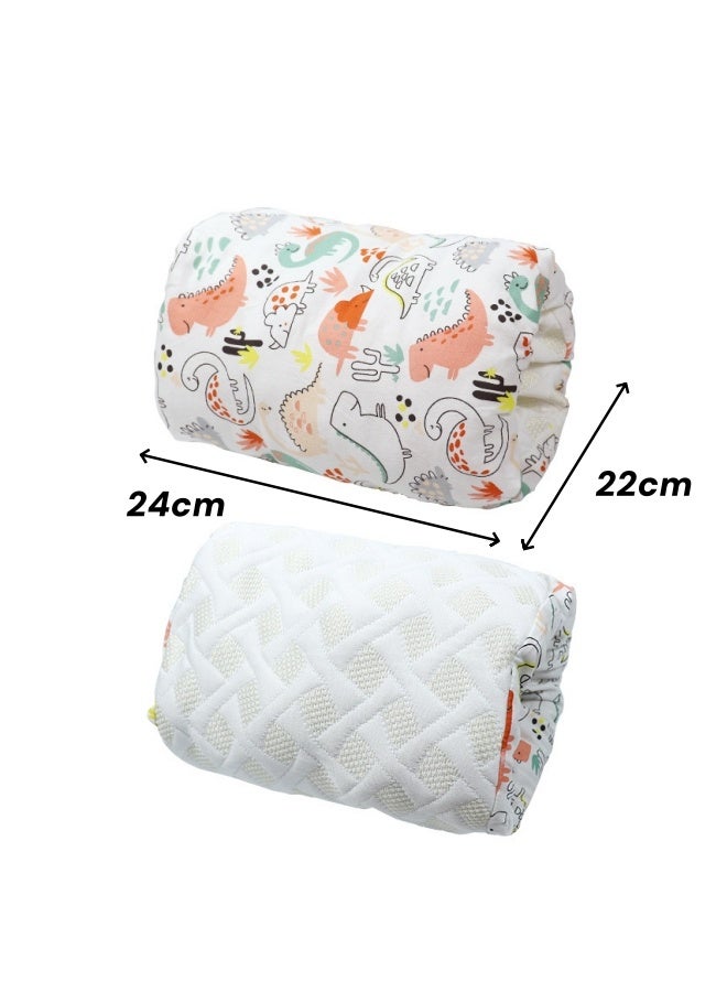 الدليبن وسائد الرضاعة الطبيعية، وسادة رضاعة للأطفال، وسادة ذراع رضاعة قطنية، وسائد تغذية ناعمة ومريحة، وسادة ذراع تغذية للأطفال محمولة للسفر، مناسبة للمواليد الجدد أو الرضاعة بالزجاجة، دعم للأم والطفل، هدايا للأطفال - Image 2