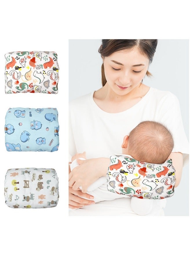 الدليبن وسائد الرضاعة الطبيعية، وسادة رضاعة للأطفال، وسادة ذراع رضاعة قطنية، وسائد تغذية ناعمة ومريحة، وسادة ذراع تغذية للأطفال محمولة للسفر، مناسبة للمواليد الجدد أو الرضاعة بالزجاجة، دعم للأم والطفل، هدايا للأطفال - Image 4