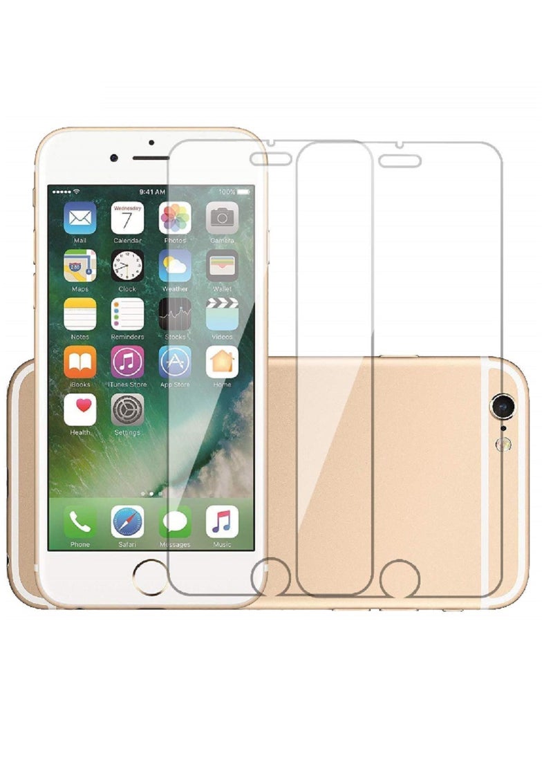 Super 2 Pieces Tempered Glass Screen Protector Clear Designed For iPhone 8 Full Screen Coverage And Bubble Free - Image 1