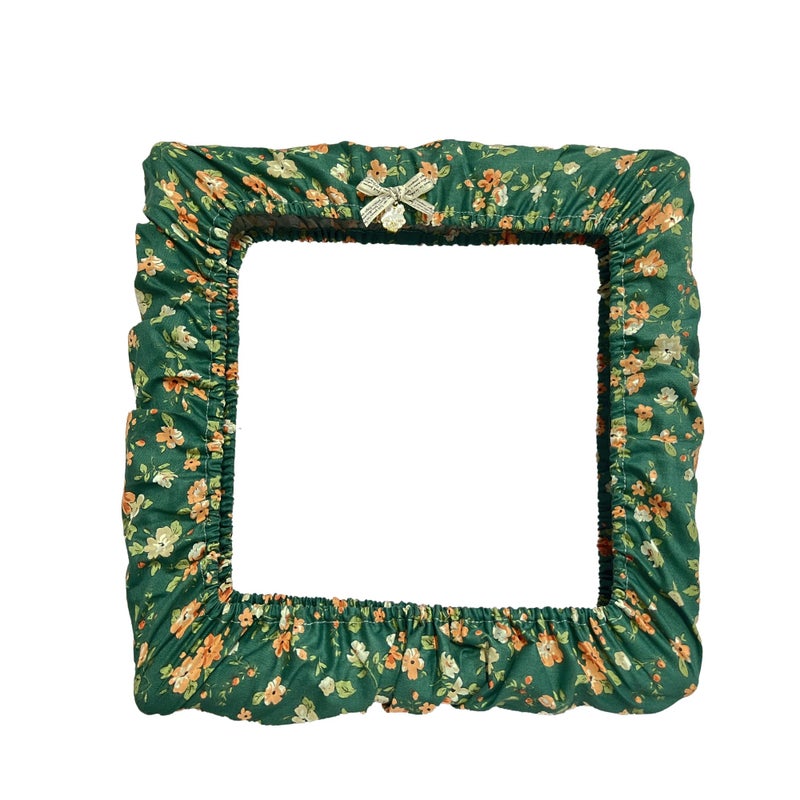 MEYAGO Grime Guard 11x11 for Cross Stitch kit Embroidery Storage 11x11 for QSnap Cover for Stitching Project Storage Ideas Cover for Frames Hand Embroidery kit Floral Print 1111 - Image 2